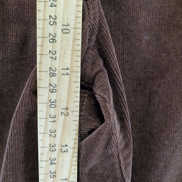Talbots Jeans Womens 12 Brown Corduroy Jegging Stretch - Picture 6 of 9